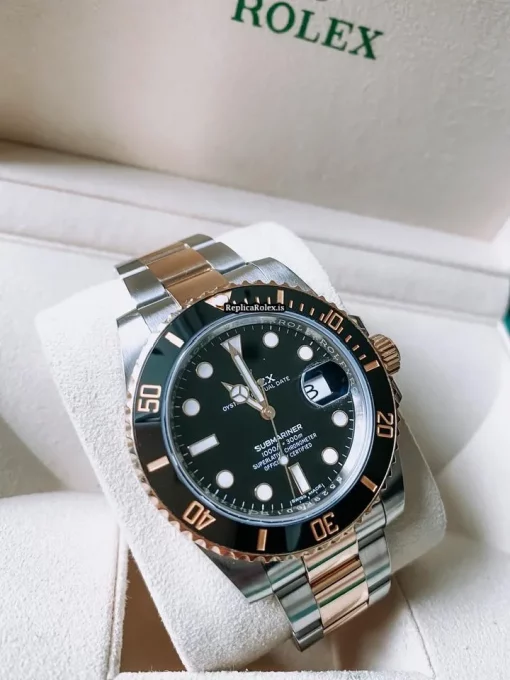 Suitable Replica Rolex Submariner Date 116613ln Caliber 3135 Automatic Movement 40mm Gold/steel Case Mens/unisex Watch - Image 7
