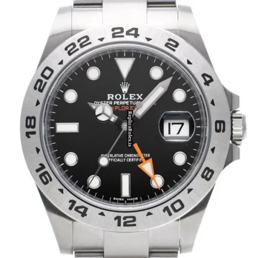 1:1 Replica Rolex Explorer II 216570 Caliber 3187 Automatic Movement 42mm Steel Case Watch - Image 6