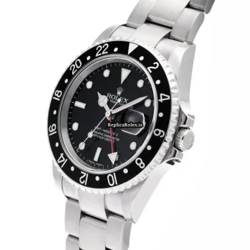 Fantastic Fake Rolex Gmt-master II 16710 Caliber 3185 Automatic Movement 40mm Steel Case Watch - Image 2