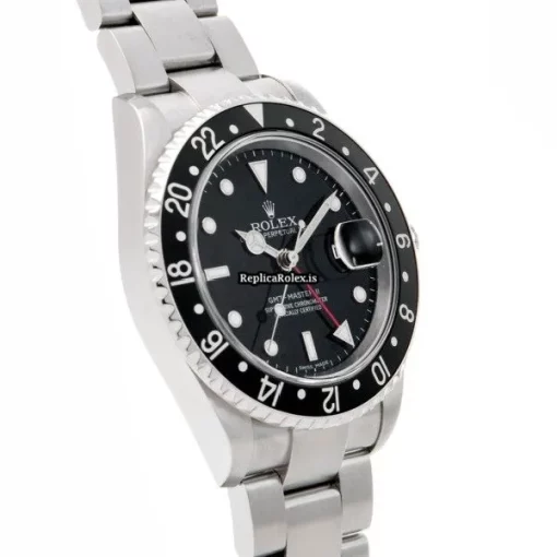 Fantastic Fake Rolex Gmt-master II 16710 Caliber 3185 Automatic Movement 40mm Steel Case Watch - Image 3