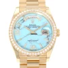 Affordable Replica Rolex Day-date 36 128348rbr Caliber 3255 Automatic Movement 36mm Yellow Gold Case Mens/unisex Watch
