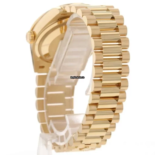 Affordable Replica Rolex Day-date 36 128348rbr Caliber 3255 Automatic Movement 36mm Yellow Gold Case Mens/unisex Watch - Image 3