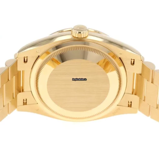 Affordable Replica Rolex Day-date 36 128348rbr Caliber 3255 Automatic Movement 36mm Yellow Gold Case Mens/unisex Watch - Image 5