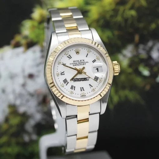 Exquisite Clone Rolex Lady-datejust 69173 Caliber 2135 Automatic Movement 26mm Steel Case Womens Watch - Image 7