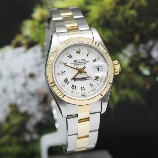 Exquisite Clone Rolex Lady-datejust 69173 Caliber 2135 Automatic Movement 26mm Steel Case Womens Watch - Image 8