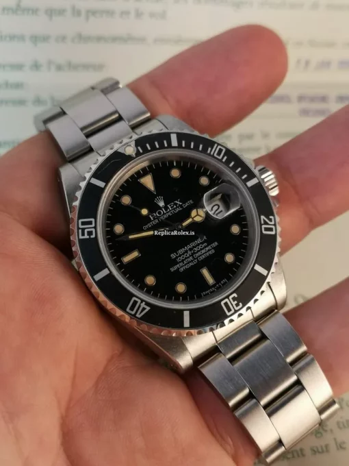 Amazing Replica Rolex Submariner Date 16800 Caliber 3035 Automatic Movement 40mm Steel Case Mens/unisex Watch - Image 15
