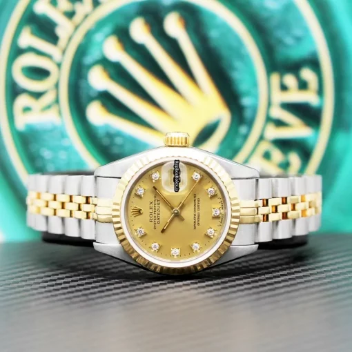 Mind-boggling Replica Rolex Lady-datejust 69173 Caliber 2135 Automatic Movement 26mm Steel Case Womens Watch - Image 4