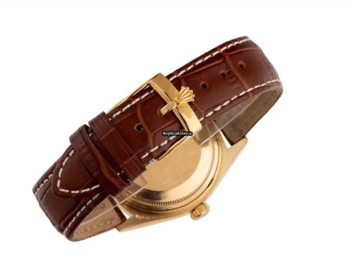 Appealing Fake Rolex Day-date 36 18078 Caliber 3055 Automatic Movement 36mm Yellow Gold Case Mens/unisex Watch - Image 5