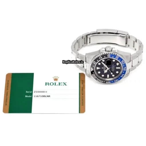 Distinctive Fake Rolex Gmt-master II 116710blnr Caliber 3186 Automatic Movement 40mm Steel Case Watch - Image 5