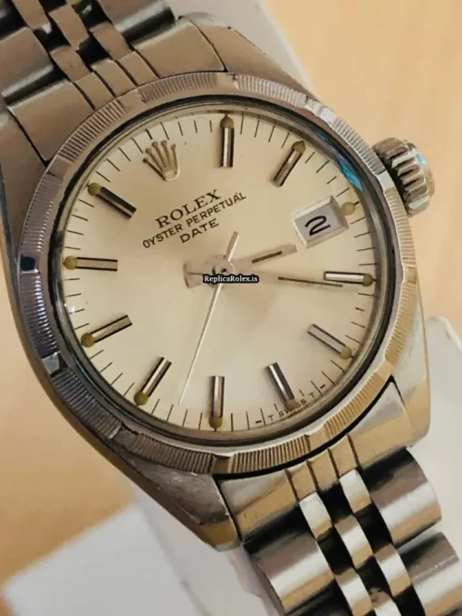 Beautiful Replica Rolex Oyster Perpetual Lady Date 6919 Caliber 2030 Automatic Movement 26x33mm Steel Case Womens Watch - Image 11