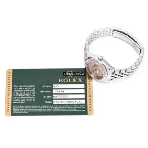 Marvellous Replica Rolex Lady-datejust 179174 Automatic Movement 26mm Steel Case Womens Watch - Image 5