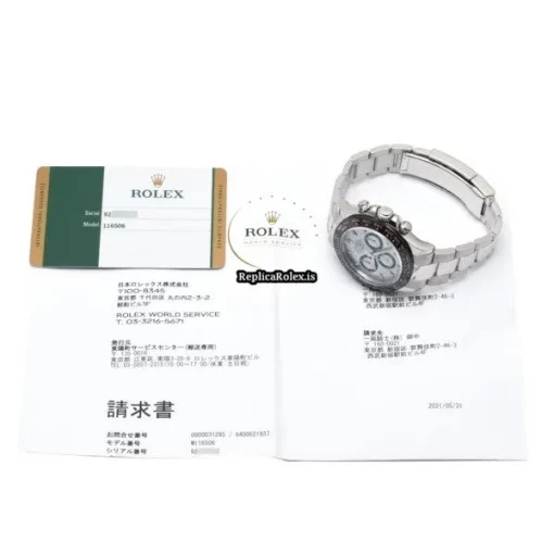 Wonderful Fake Rolex Daytona 116506 Caliber 4130 Automatic Movement 40mm Platinum Case Watch - Image 5
