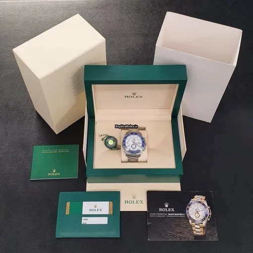 Excellent Replica Rolex Yacht-master II 116680 Automatic Movement 44mm Steel Case Watch - Image 6
