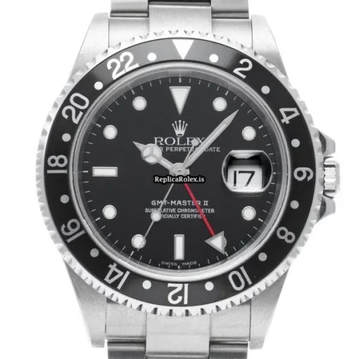 Lovely Fake Rolex Gmt-master II 16710 Caliber 3185 Automatic Movement 40mm Steel Case Watch - Image 6