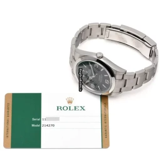 Fantastic Replica Rolex Explorer 214270 Caliber 3132 Automatic Movement 39mm Steel Case Watch - Image 5