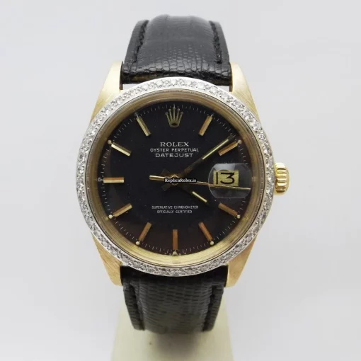 Wonderful Replica Rolex Datejust 1601 Caliber 1570 Automatic Movement 36mm Yellow Gold Case Mens/unisex Watch