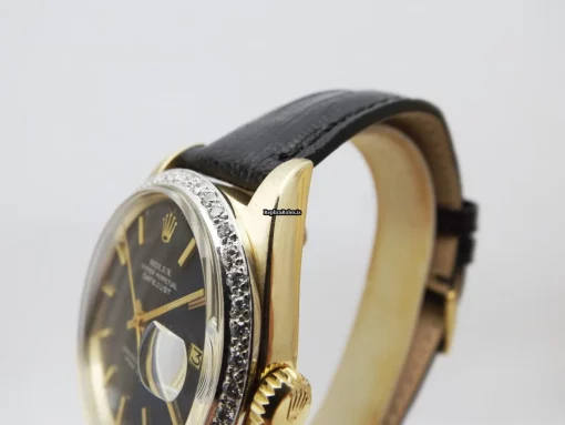 Wonderful Replica Rolex Datejust 1601 Caliber 1570 Automatic Movement 36mm Yellow Gold Case Mens/unisex Watch - Image 2
