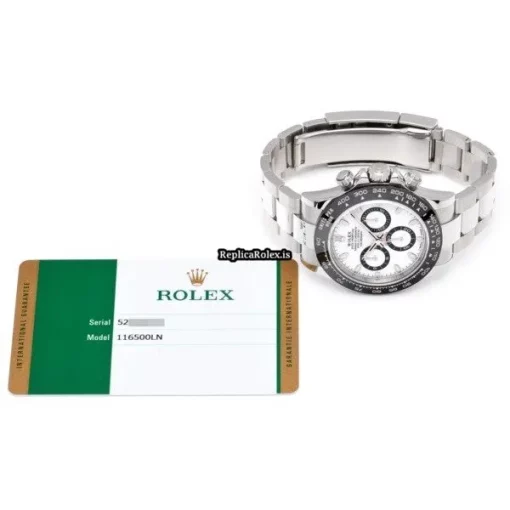 Exquisite Fake Rolex Daytona 116500ln Caliber 4130 Automatic Movement 40mm Steel Case Watch - Image 5