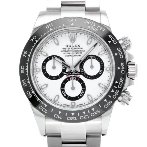 Exquisite Fake Rolex Daytona 116500ln Caliber 4130 Automatic Movement 40mm Steel Case Watch - Image 6