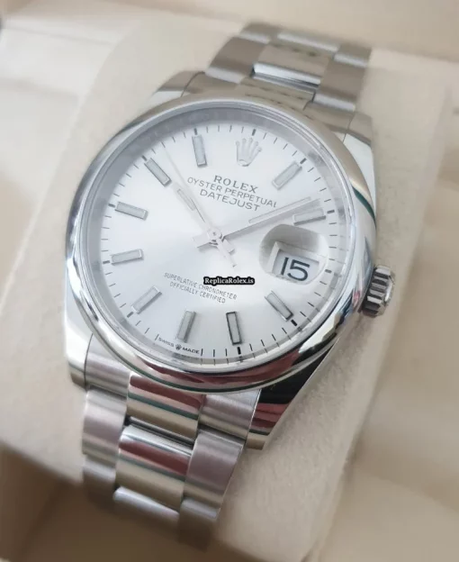 Cool Replica Rolex Datejust 126200 Caliber 3235 Automatic Movement 36mm Steel Case Mens/unisex Watch - Image 4