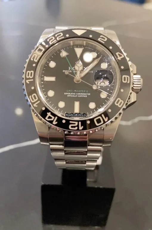 Discount Replica Rolex Gmt-master II 116710ln Caliber 3186 Automatic Movement 40mm Steel Case Mens/unisex Watch - Image 2