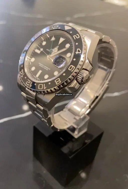 Discount Replica Rolex Gmt-master II 116710ln Caliber 3186 Automatic Movement 40mm Steel Case Mens/unisex Watch - Image 3