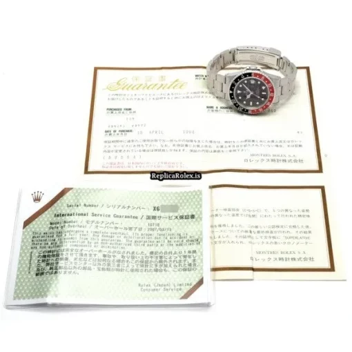 Beautiful Replica Rolex Gmt-master II 16710 Caliber 3185 Automatic Movement 40mm Steel Case Watch - Image 5