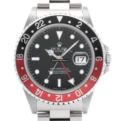Beautiful Replica Rolex Gmt-master II 16710 Caliber 3185 Automatic Movement 40mm Steel Case Watch - Image 6