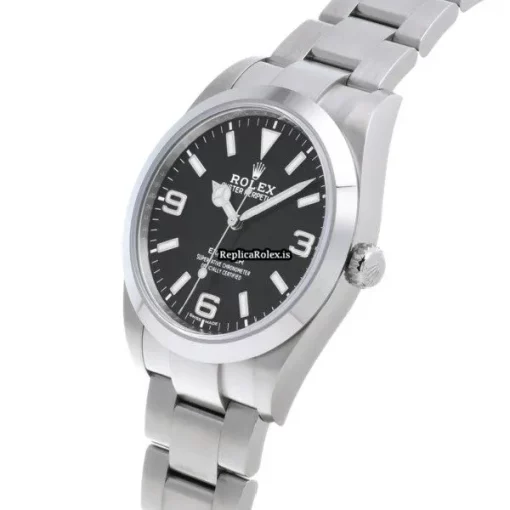 Wonderful Replica Rolex Explorer 214270 Caliber 3132 Automatic Movement 39mm Steel Case Watch - Image 2
