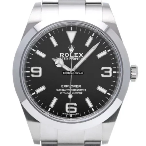 Wonderful Replica Rolex Explorer 214270 Caliber 3132 Automatic Movement 39mm Steel Case Watch - Image 6