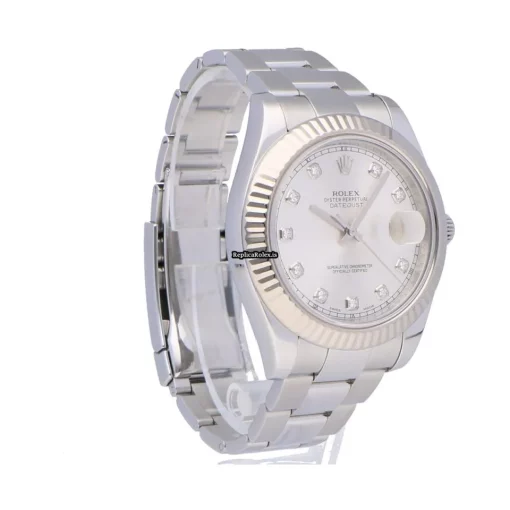 Luxury Fake Rolex Datejust II 116334 Automatic Movement 41mm Gold/steel Case Mens/unisex Watch - Image 8
