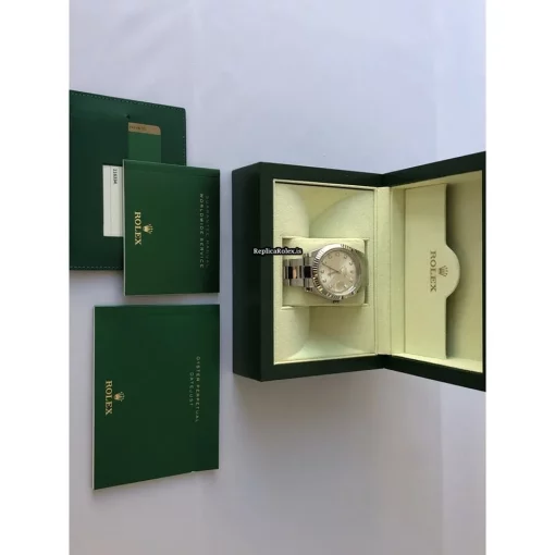 Luxury Fake Rolex Datejust II 116334 Automatic Movement 41mm Gold/steel Case Mens/unisex Watch - Image 9