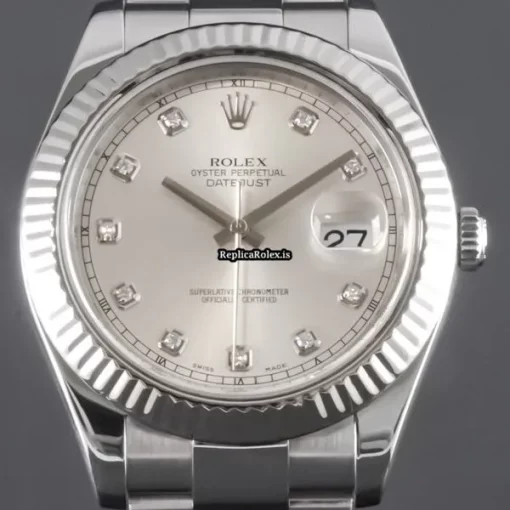 Wonderful Replica Rolex Datejust II 116334 Caliber 3136 Automatic Movement 41mm Steel Case Mens/unisex Watch