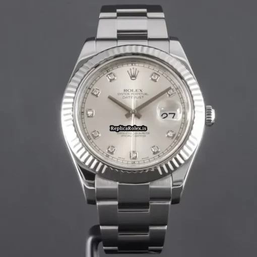 Wonderful Replica Rolex Datejust II 116334 Caliber 3136 Automatic Movement 41mm Steel Case Mens/unisex Watch - Image 2