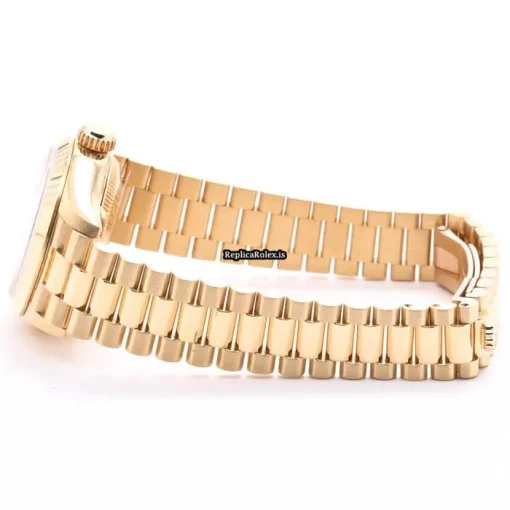 Fantastic Fake Rolex Lady-datejust 69178g Automatic Movement 26mm Yellow Gold Case Womens Watch - Image 4