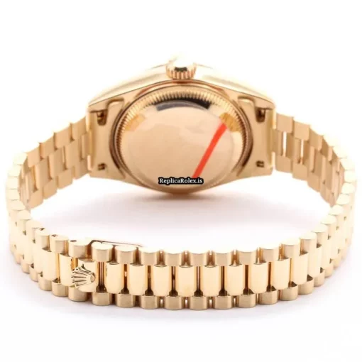 Fantastic Fake Rolex Lady-datejust 69178g Automatic Movement 26mm Yellow Gold Case Womens Watch - Image 5