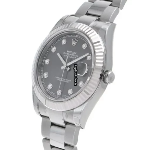 Stylish Replica Rolex Datejust II 116334g Automatic Movement 41mm Steel Case Watch - Image 2