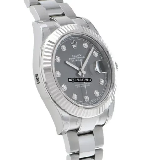 Stylish Replica Rolex Datejust II 116334g Automatic Movement 41mm Steel Case Watch - Image 3