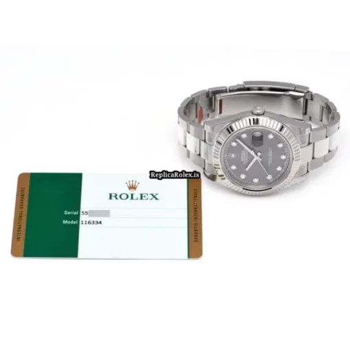 Stylish Replica Rolex Datejust II 116334g Automatic Movement 41mm Steel Case Watch - Image 5