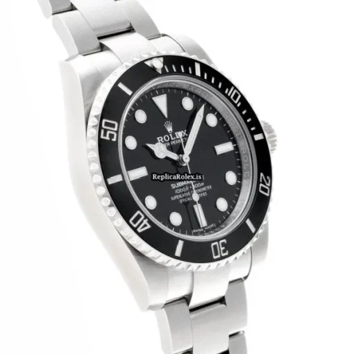 Great Replica Rolex Submariner 114060 Caliber 3130 Automatic Movement 40mm Steel Case Watch - Image 3