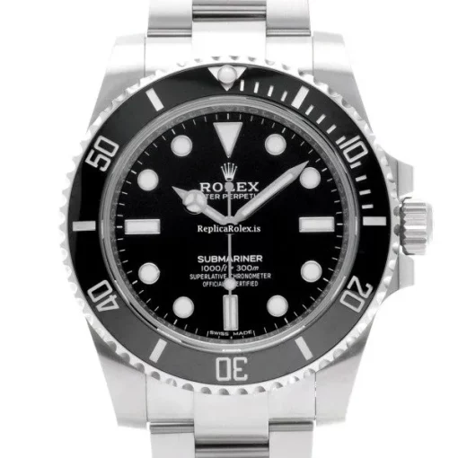 Great Replica Rolex Submariner 114060 Caliber 3130 Automatic Movement 40mm Steel Case Watch - Image 6