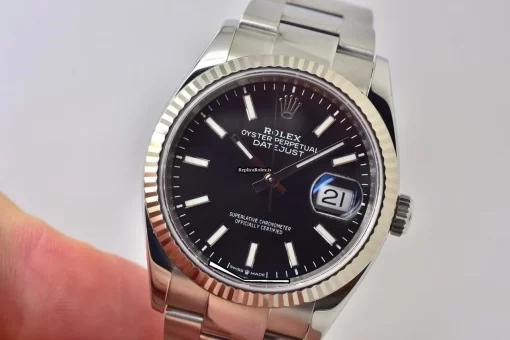 Perfect Replica Rolex Datejust 126234 Automatic Movement 36mm Steel Case Mens/unisex Watch - Image 8