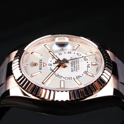 Recommend Replica Rolex Sky-dweller 326235 Automatic Movement 42mm Rose Gold Case Mens/unisex Watch - Image 10