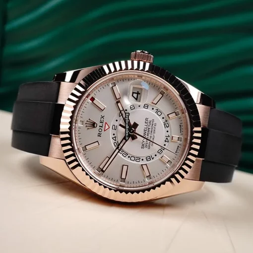 Recommend Replica Rolex Sky-dweller 326235 Automatic Movement 42mm Rose Gold Case Mens/unisex Watch - Image 2