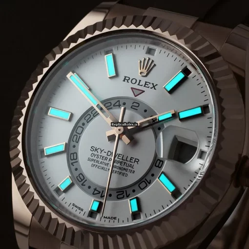 Recommend Replica Rolex Sky-dweller 326235 Automatic Movement 42mm Rose Gold Case Mens/unisex Watch - Image 3