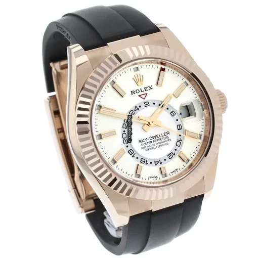Recommend Replica Rolex Sky-dweller 326235 Automatic Movement 42mm Rose Gold Case Mens/unisex Watch - Image 4