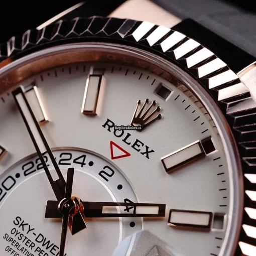 Recommend Replica Rolex Sky-dweller 326235 Automatic Movement 42mm Rose Gold Case Mens/unisex Watch - Image 6
