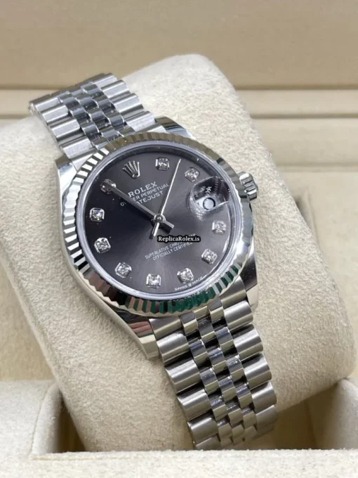 Superb Fake Rolex Lady-datejust 278274 Caliber 2236 Automatic Movement 31mm Gold/steel Case Womens Watch - Image 3