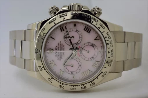 Epic Knockoff Rolex Daytona 116509 Automatic Movement 40mm White Gold Case Mens/unisex Watch
