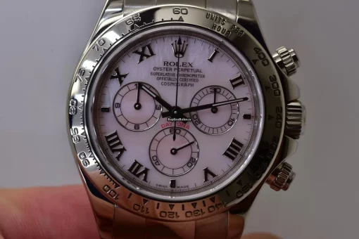 Epic Knockoff Rolex Daytona 116509 Automatic Movement 40mm White Gold Case Mens/unisex Watch - Image 8